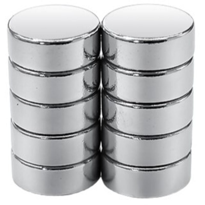 Aimant en néodyme Rs Pro 8mm, Disque, épaisseur 3mm ( Prix pour Barrette de 10 )