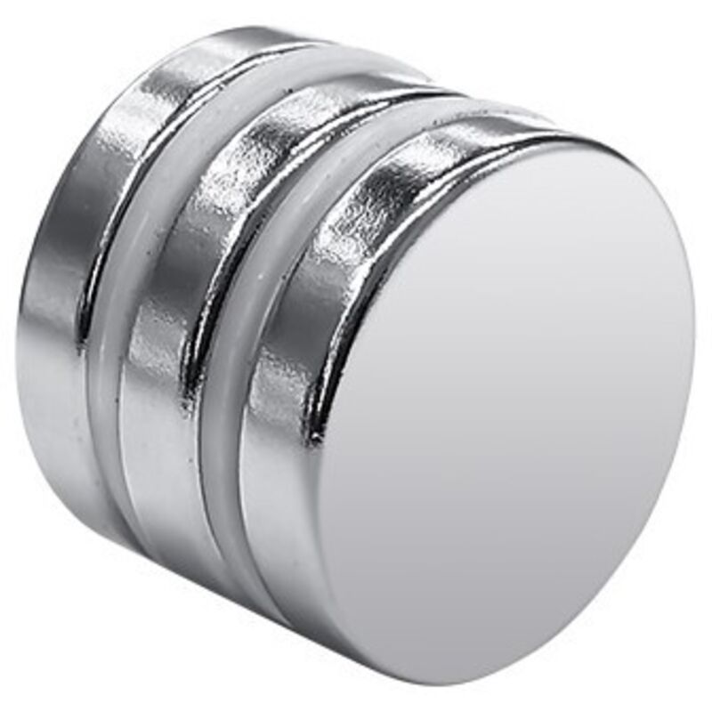 Aimant en néodyme Rs Pro 15mm, Disque, épaisseur 3mm ( Prix pour Barrette de 3 )