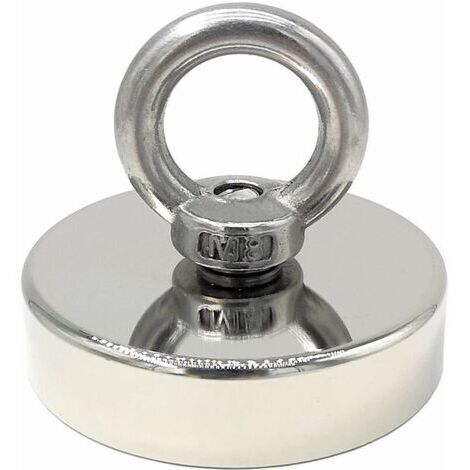 aimant néodyme 140 kg force diamètre 60 mm