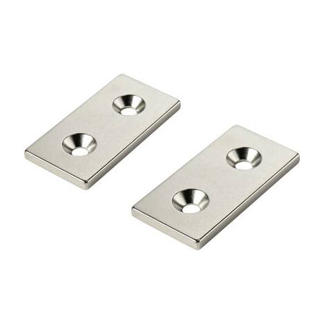 AIMANT PERMANENT TRU COMPONENTS W40L20T3-2M4 RECTANGULAIRE N35 TEMPÉRATURE LIMITE (MAX.): 80 °C 1 PAIRE(S)
