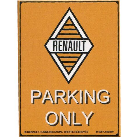 Aimant Renault Orange 5.8 x 7.8 cm