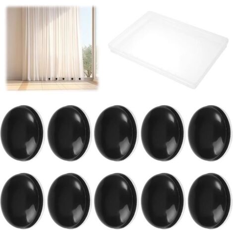 Aimant Rideau de Douche, 10Pcs Poids Rideau Douche, Ronds Poids Rideaux Aimanté, Poids Magnetique pour Rideaux, Poids Aimanté Rideau