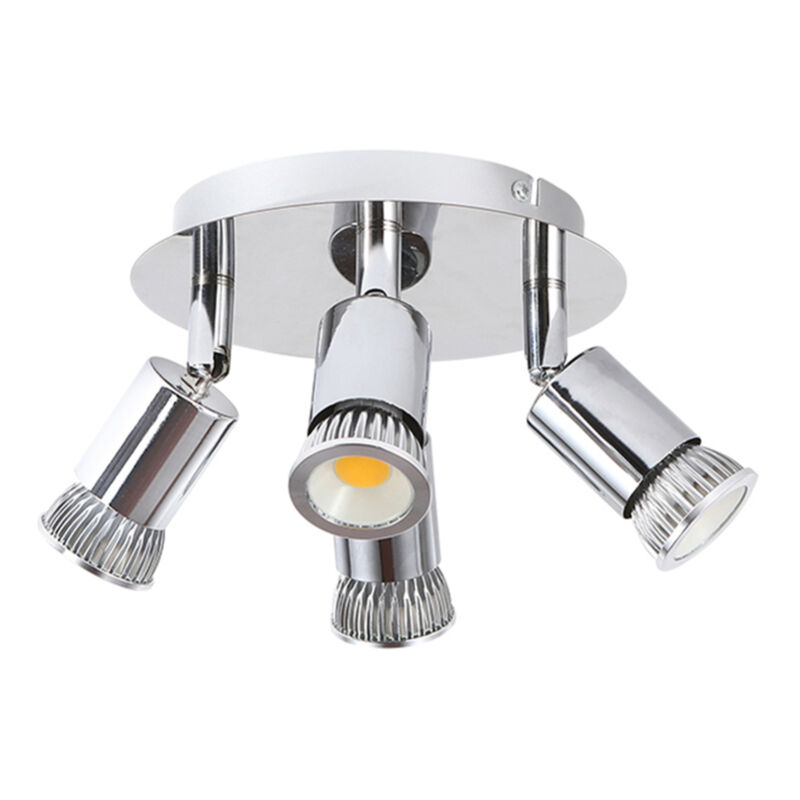 Applique murale à 4 têtes C85-265 V, plafonnier d'intérieur, douille GU10, éclairage directionnel, angle d'éclairage réglable et rotatif, pour
