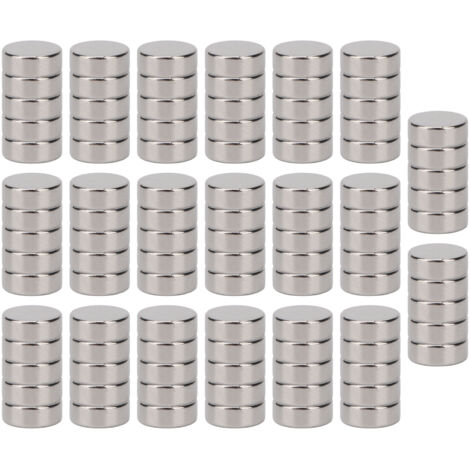 Aimants Néo NdFeB 100 pièces - 8x3mm, Miniatures et Puissantes pour Affichage et Bricolage
