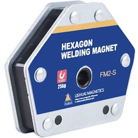 Aimants pour soudage,FM2-S Max 25 kg Angle magnétique pour soudage Pour support d'angle 30 °, 45 °, 60 °, 75 °, 90 °,105 °