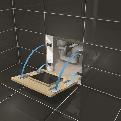 Minismus Raclette de douche - Extracteur de douche - pour salle de bain,  carrelage, miroir, fenêtre - 21 cm