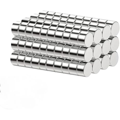 Aimants Puissants en Néodyme - 5x3mm, 120 Pièces - Petits Aimants Ronds Polyvalents en Terres Rares pour Réfrigérateur, Cuisine, Artisanat, Bricolage et Photos