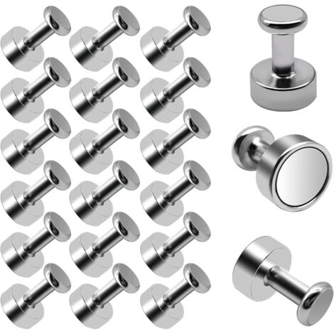 Aimants, tableau magnétique, aimants néodyme, aimants puissants, 18 pièces, 12 x 16 mm