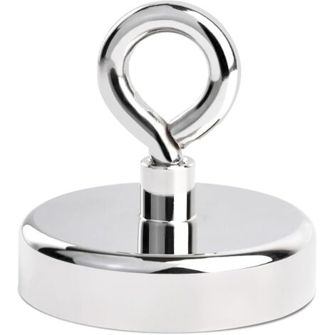 aimer Puissant Neodyme Aimant de Pêche 150 kg Super Puissant Gros 60mm Facile à Démonter Magnet 1 Pièce