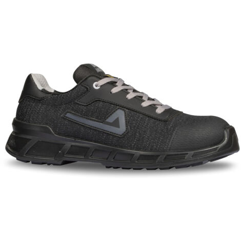 Aimont Heron S1P ESD CI SRC Sicherheitshalbschuhe - 48 EU - Negro