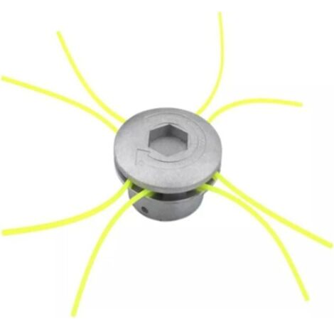 AIMOONSA Universal-Freischneiderkopf, 4-Draht-Freischneiderkopf, Aluminium-Freischneiderkopf, Freischneider-Zubehör für Rasenmäher, 72 x 44,5 mm