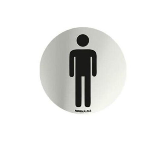 A.INOX PLAQUE D'AFFICHAGE DES SYMBOLES - 75 MM