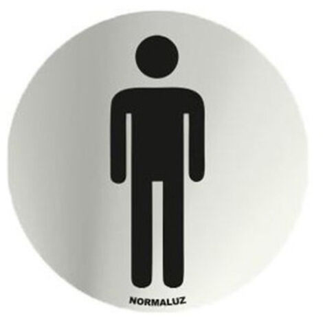 A.INOX PLAQUE D'AFFICHAGE DES SYMBOLES - 75 MM