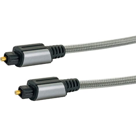 AINSTEIN Optisches Digital Audio Kabel 0,5m, TOSLINK Stecker  TOSLINK Stecker