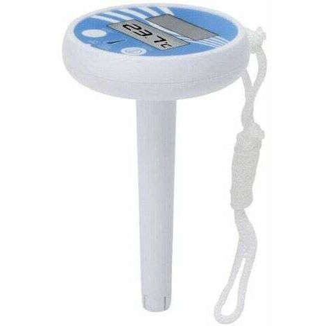 AIPER Flottant Thermomètre De Piscine Solaire Powered Numérique Indicateur De Température De l'eau avec La Chaîne pour L'extérieur/Intérieur Piscines, Eau du Bain, Spas, Spas, Jacuzzis Et Aquariums