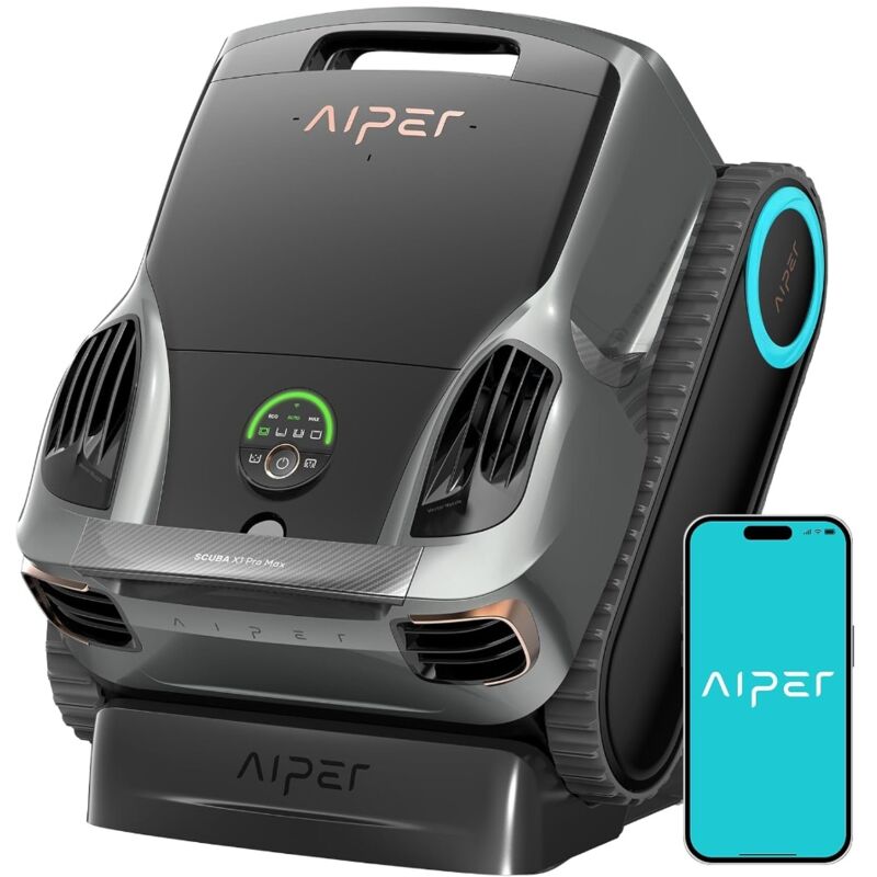 Aiper - Robot de piscine scuba X1 Pro Max sans fil
