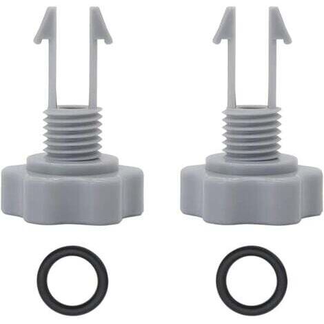 Aiperq 10460 Valve de libération d'air avec joint torique de rechange pour pompes à filtre Intex 2811CA 2811EH 28121EH 10264