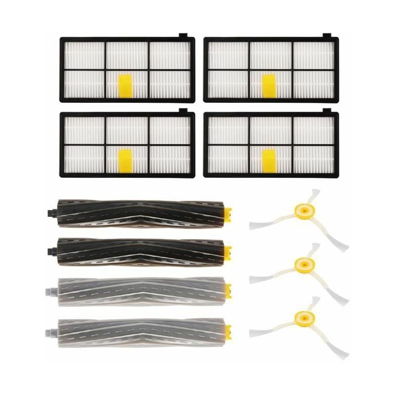 Aiperq - 12PCS Accessoire iRobot Kit de Remplacement Accessoires pour iRobot Roomba 800-900 Series, 880-860-870-871-980-990 Robots