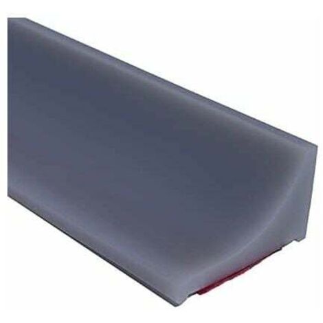Aiperq 2m Gris Barriere Douche Et Système De Rétention Silicone,Anti Débordement Seuil De Douche Barrage D'eau En Caoutchouc Autocollante,Joint Porte Etanche Pour Sol De Salle De Bain