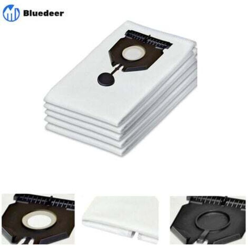 Image of 5er-Pack Staubsaugerbeutel für Kärcher 2.889-154.0 nt 30/1 30L Bluedeer - Aiperq