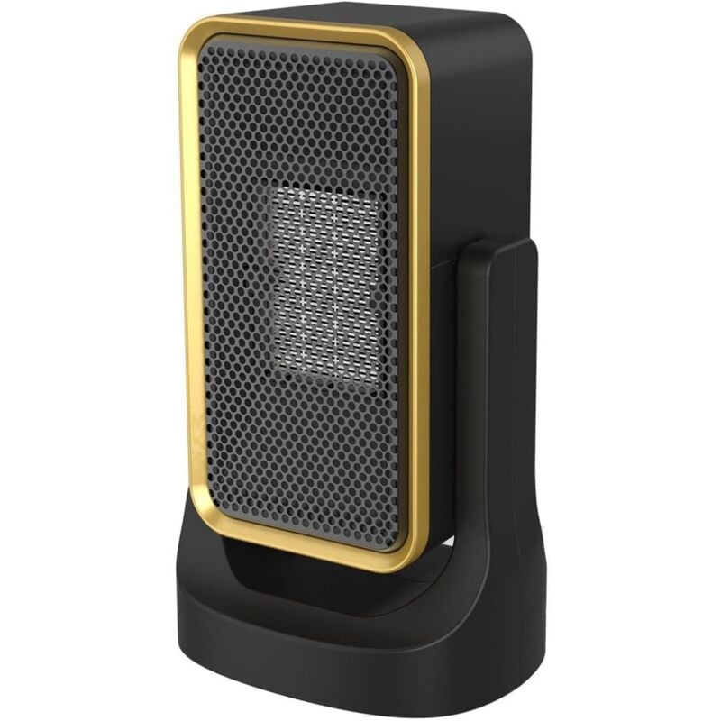 Aiperq - Chauffage d'appoint portable d'intérieur, chauffage de bureau personnel, thermostat de chauffage rapide et silencieux pour grande pièce,