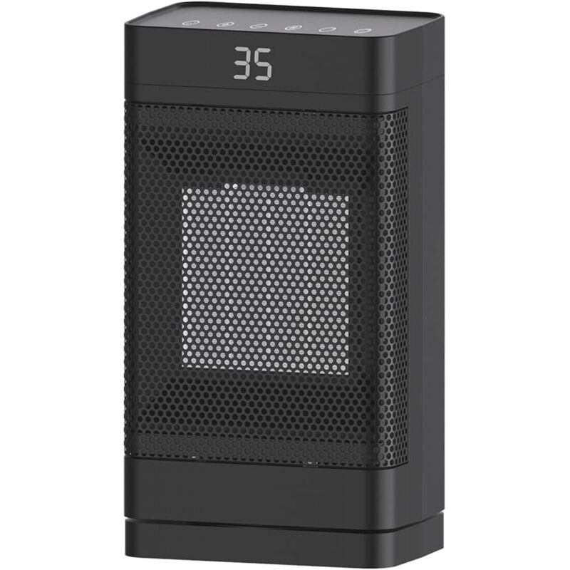 Chauffage d'appoint, radiateurs électriques portables 1500 w pour une utilisation en intérieur, minuterie 12 heures, 3 modes, chauffage de sécurité