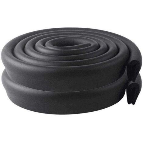 AIPERQ - Esquinas y bordes para bebés, juego de 2 rollos de espuma de seguridad de 2 m, espuma a prueba de golpes para esquinas de paredes, muebles y bordes de mesas.