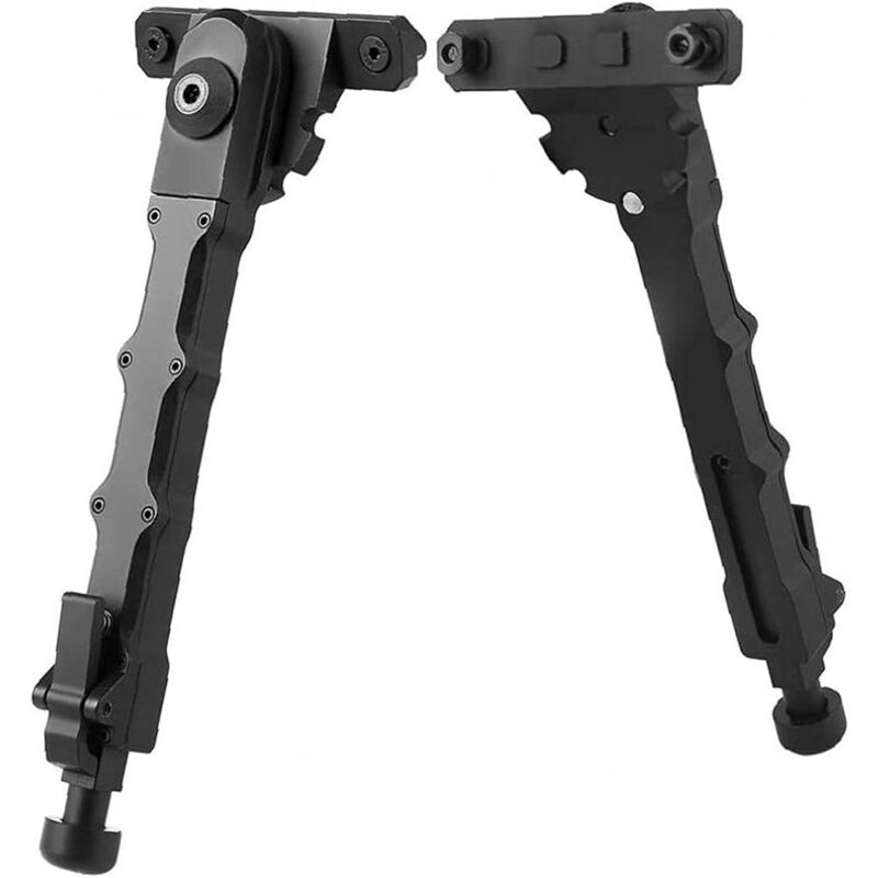 Extérieur bipied caméra réglable bipied en alliage d'aluminium à dégagement rapide Stable V9 bipied pour extérieur noir équipement - Aiperq