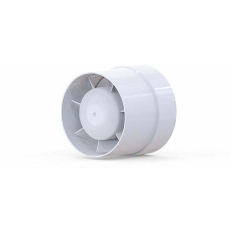 Aiperq – Extracteur d'air silencieux 125 mm – Ventilateur 16W économe en énergie – Débit 130 m³/h – Niveau sonore 34 dB pour salles de bains et serres