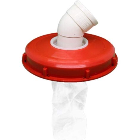 AIPERQ - Filtro de agua de lluvia, filtro IBC de nailon lavable, tapa de filtro IBC de 163 mm/245 mm para tanque de agua de lluvia IBC