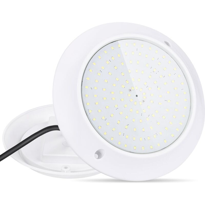 AIPERQ LED Projecteur de Piscine Par56, éclairage De Piscine Rempli De résine 18W 6000K, éclairage LED Sous-Marin Ultra-Plat IP68 PC, Lampe De AIPERQ LED Projecteur de Piscine Par56, éclairage De Piscine Rempli De résine 18W 6000K, éclairage LED Sous-Marin Ultra-Plat IP68 PC, Lampe De