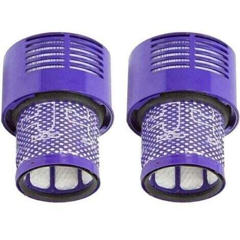 Aiperq Lot de 2 Filtres de Rechange Lavables pour les Aspirateurs Dyson V10 Filtre de Rechange Dyson pour Série V10 SV12