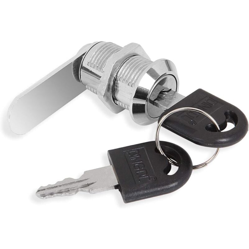 Lot de 8 Serrure Boite aux Lettres Normalisée 25MM, Barillet Boite aux Lettres Convient à la Plupart des Boîtes aux Lettres, Verrou de Porte pour