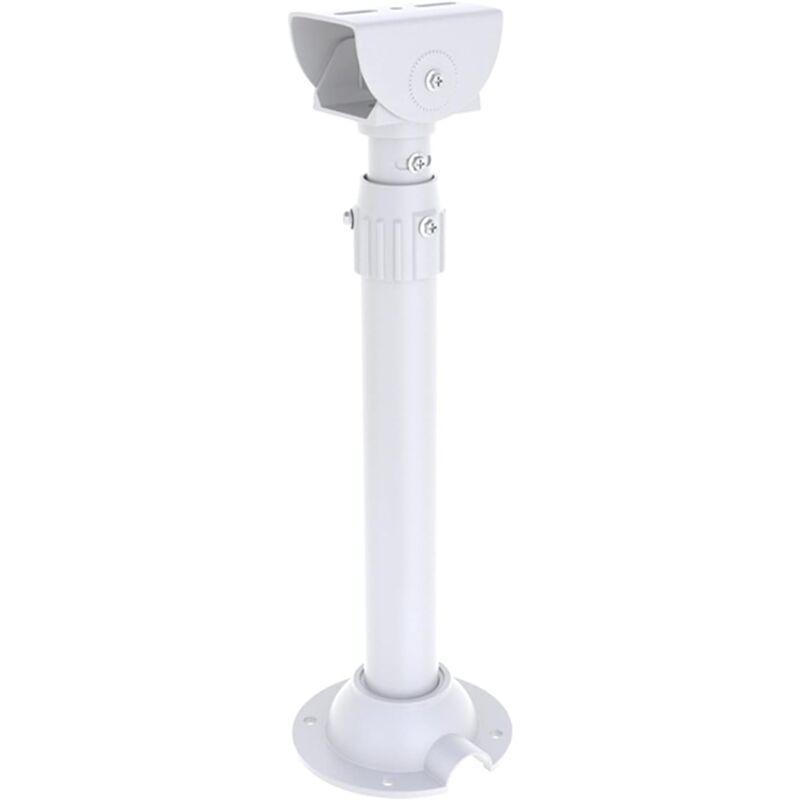 Aiperq - Poteau de Montage Extensible pour Les caméras de Surveillance de sécurité, 30CM-60CM Réglable Support de Montage au Plafond, Métal Solide