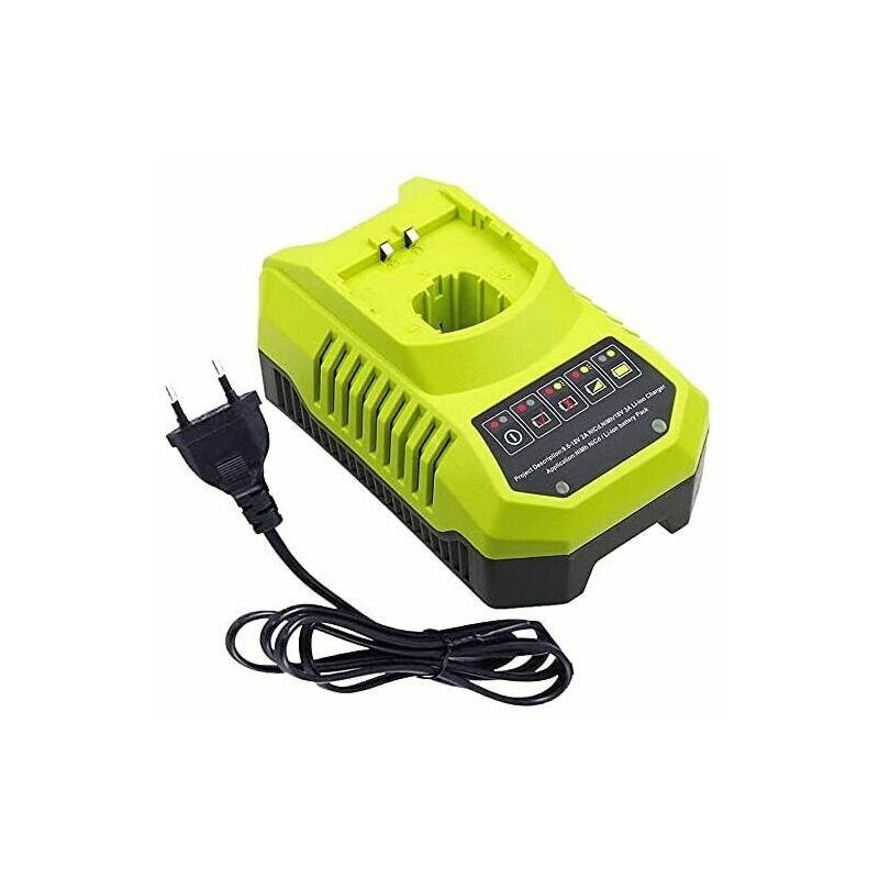 Aiperq - Pour Ryobi P117 P118 P118 Chargeur pour Ryobi one 9.6 V-18V Lithium Ion NiMH Batterie P100 P102 P103 P104 P105 P107 P108 P109 18 Volt One +