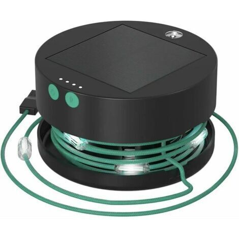 AIPERQ Rechargeable Solar Outdoor Camping Lights, Waterproof LED String Lights