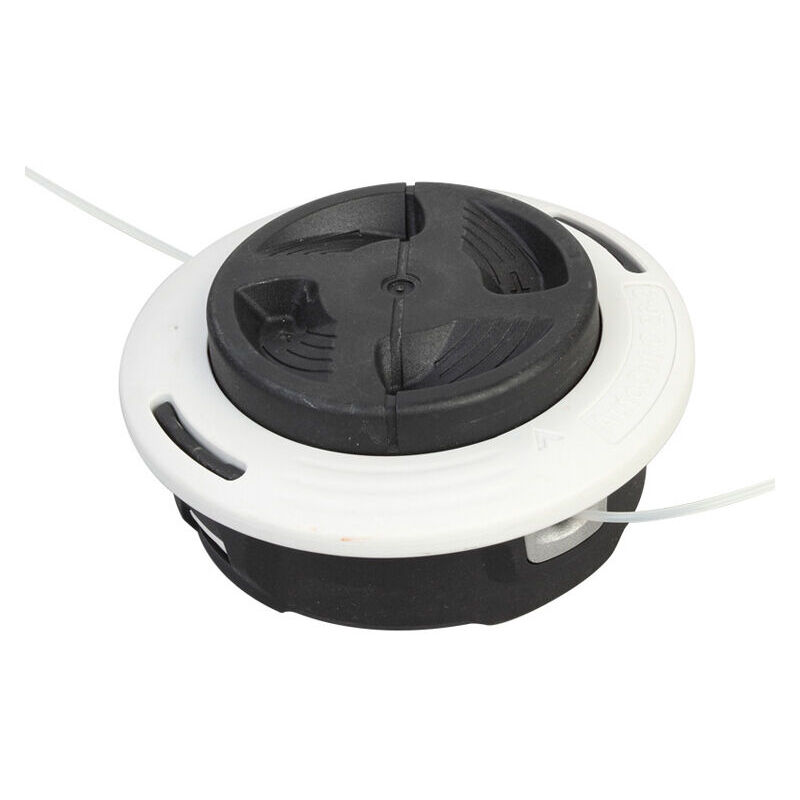 Aiperq - Tête de débroussailleuse C26-2 de rechange pour fs 55/56/70/94/91/111/131/240 - Filetage à gauche M10 x 1,0 - Alimentation du fil par frappe