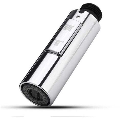 Aiperq Ulisem Universal G 1/2 Testa per rubinetto da cucina, Parte di ricambio per spruzzatore per rubinetto, Impostazioni spruzzatore Soffione doccia per miscelatore da cucina per bagno, Finitura cro