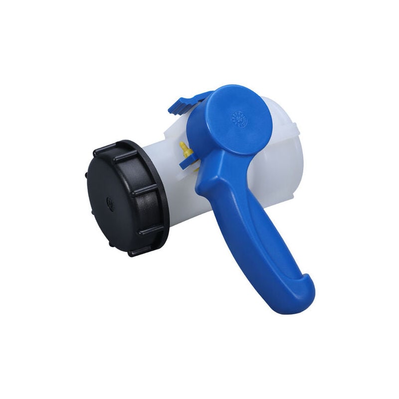 Vanne papillon avec écrou flottant en aluminium DN40 pour cuve 1000 litres ibc - Aiperq