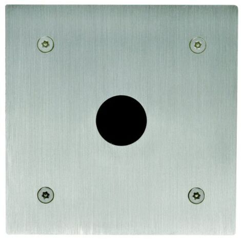 Aiphone – Boîtier inox encastrable pour lecteur VIGIK VBET25 – Résistant au vandalisme – Pour installation sécurisée – Diamètre de perçage 25 mm