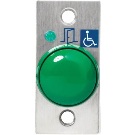 AIPHONE BPNONFCV Bouton encastrable avec poussoir champignon - Buzzer et voyant