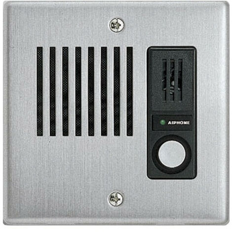 Aiphone - Platina empotrada de acero inoxidable con un botón - IEJA