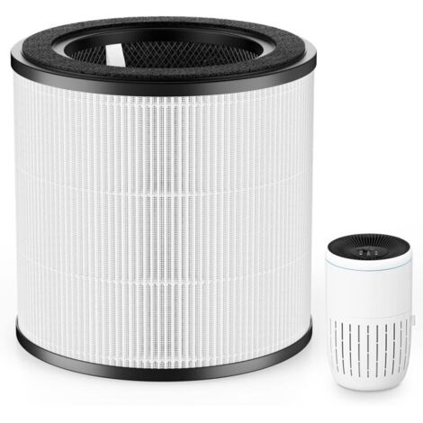 Air 2000 Filtre de rechange pour purificateur d'air Bosch Air 2000 3 en 1 H13 True HEPA avec charbon actif haute efficacité et préfiltre