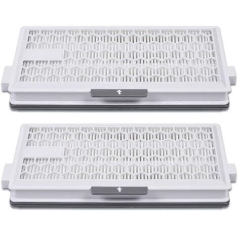 Air Clean Plus 50 Staubsaugerfilter für Miele Complete C3 Powerline S8340, Air Clean SF-HA 50 Staubsaugerfilter für Complete C2 C3, 2er-Pack
