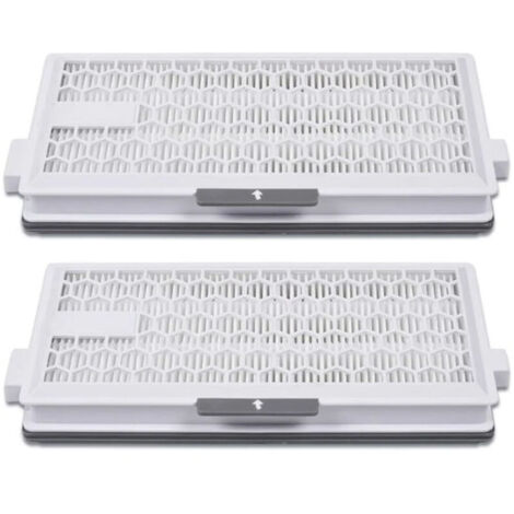 Air Clean Plus 50 Staubsaugerfilter für Miele Complete C3 Powerline S8340, Air Clean SF-HA 50 Staubsaugerfilter für Complete C2 C3 Compact C1 C2, 2er-Pack
