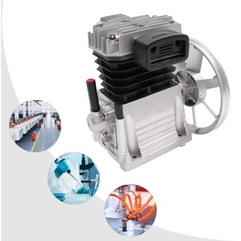 Air Compressor Bare Pump Motor Head 3HP Piston Twin Cylinder 2.2KW 250L/min UK
