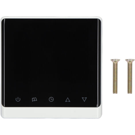 Air Conditioning System Temperature Controller Smart LCD Screen Thermostat with Humidity Display for Residential 180‑260v