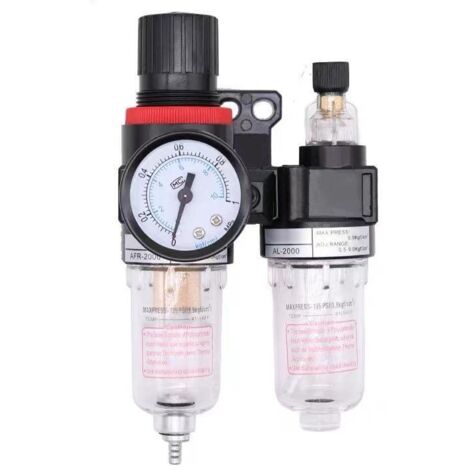 Air Filter Regulator Lubricator Water Pressure Compressor Moisture Trap Filter Oil Separator for Compressor and Pneumatic Tools