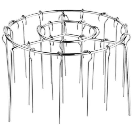 Air fryer accessory kit with 36 skewers, a stainless steel barbecue grill, and vertical meat skewers for air fryers, round skewers