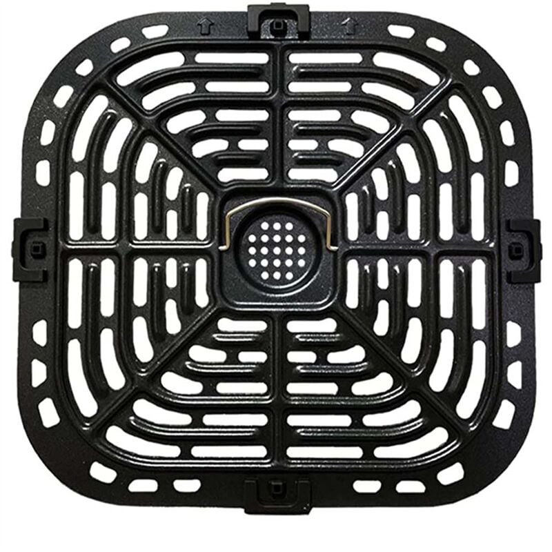 Air Fryer Grill Plate for Instants Vortex Plus 6QT Fryers, Upgraded Square Pan Tray Replacement Parts